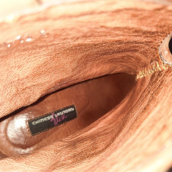 Chinese Laundry Brown Heeled Boots - Picture 10 of 10